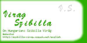 virag szibilla business card